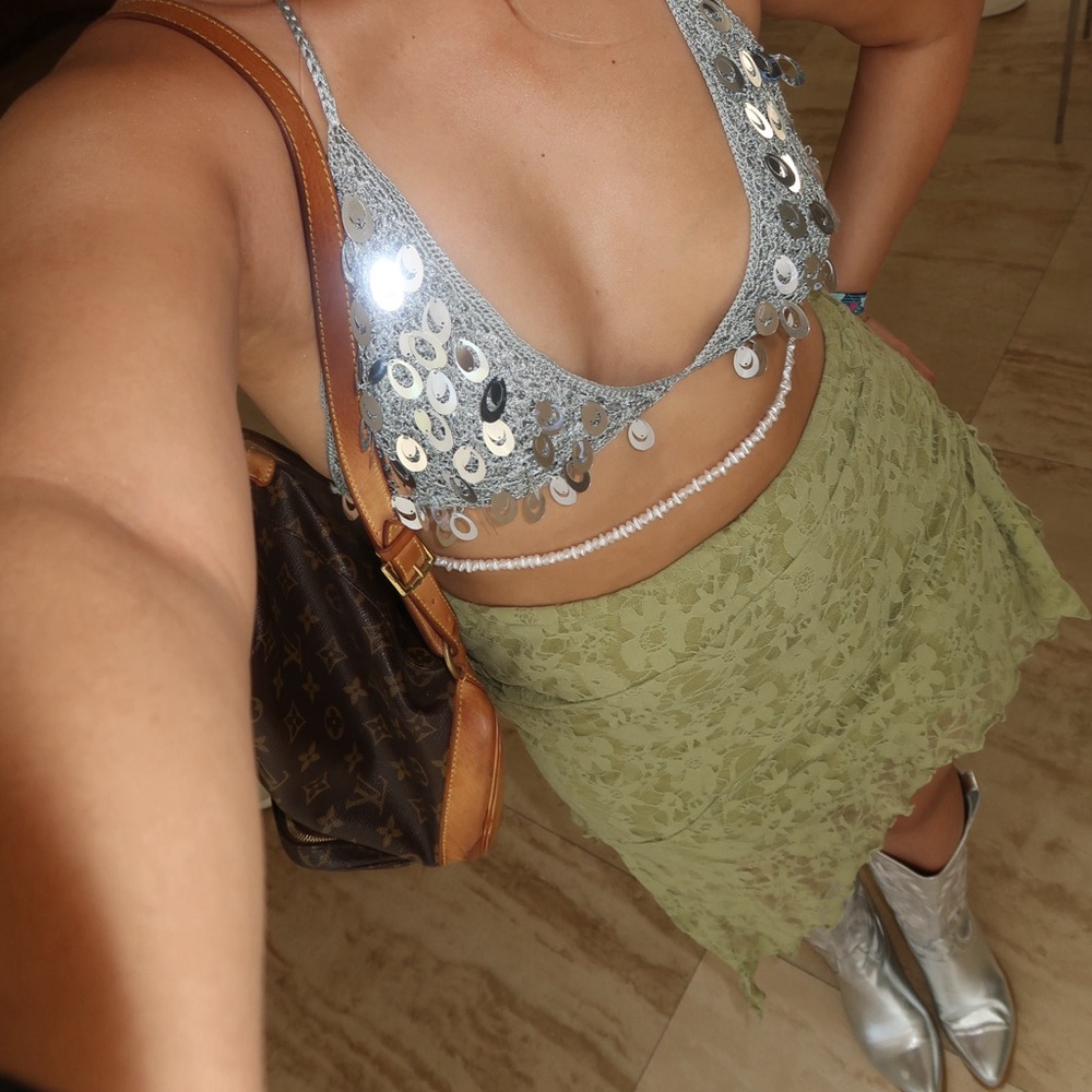Shop Luna B - Green Skirt